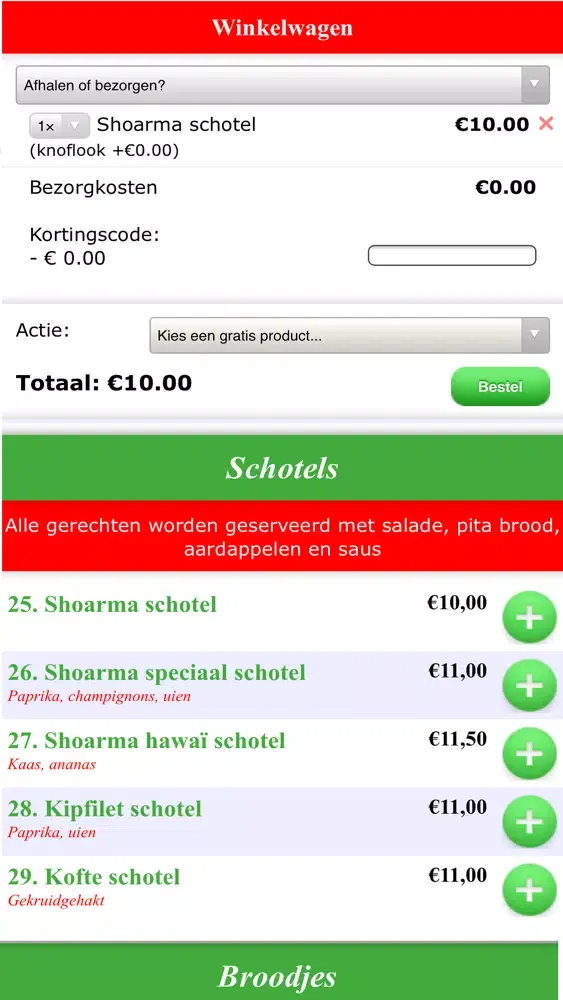 Captures d'écran de Pizzeria Lariviera