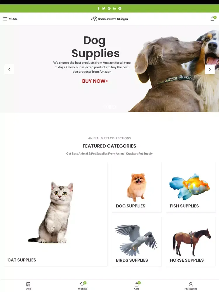 AK - Pet Supplies Delivery iPad  스크린샷