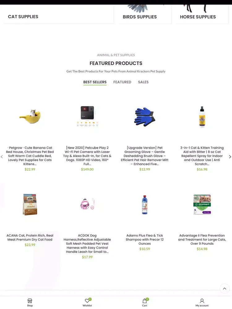 AK - Pet Supplies Delivery iPad  스크린샷
