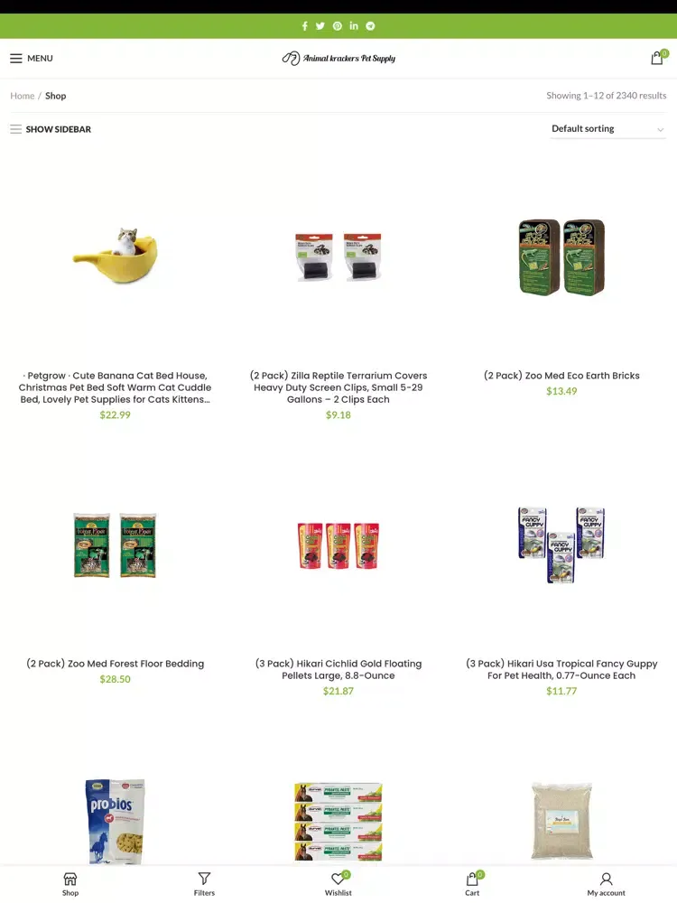 AK - Pet Supplies Delivery iPad  스크린샷