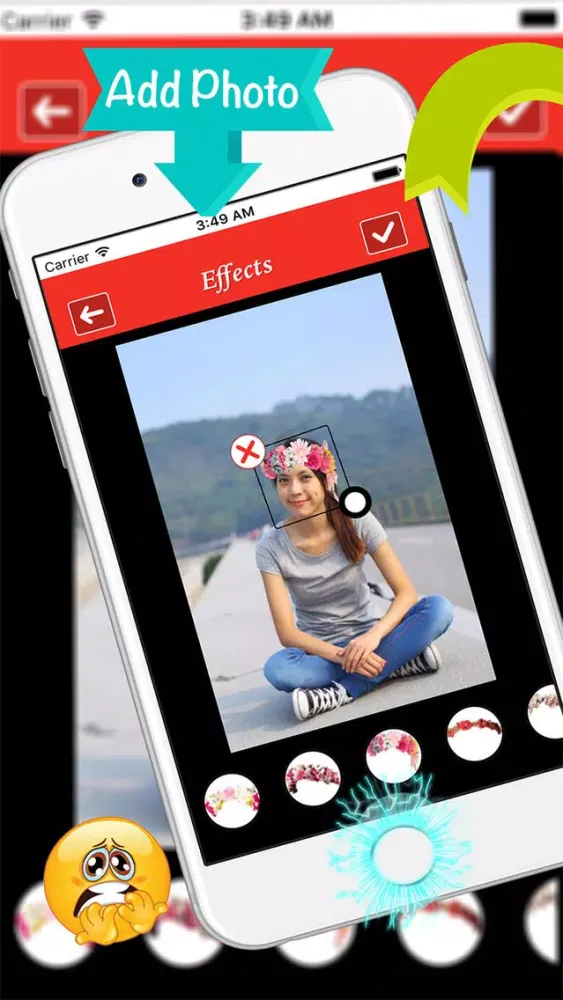 Wedding Flower Crown Hairstyle : Camera Effect - Photo Frame スクリーンショット