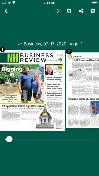 Capturas de pantalla de NH Business Review