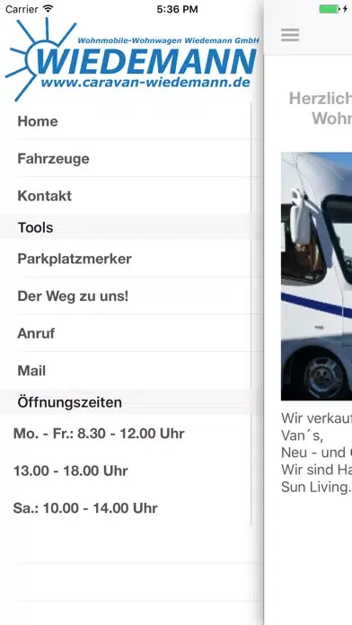 Wohnmobile - Wohnwagen Wiedemann GmbH應用截圖
