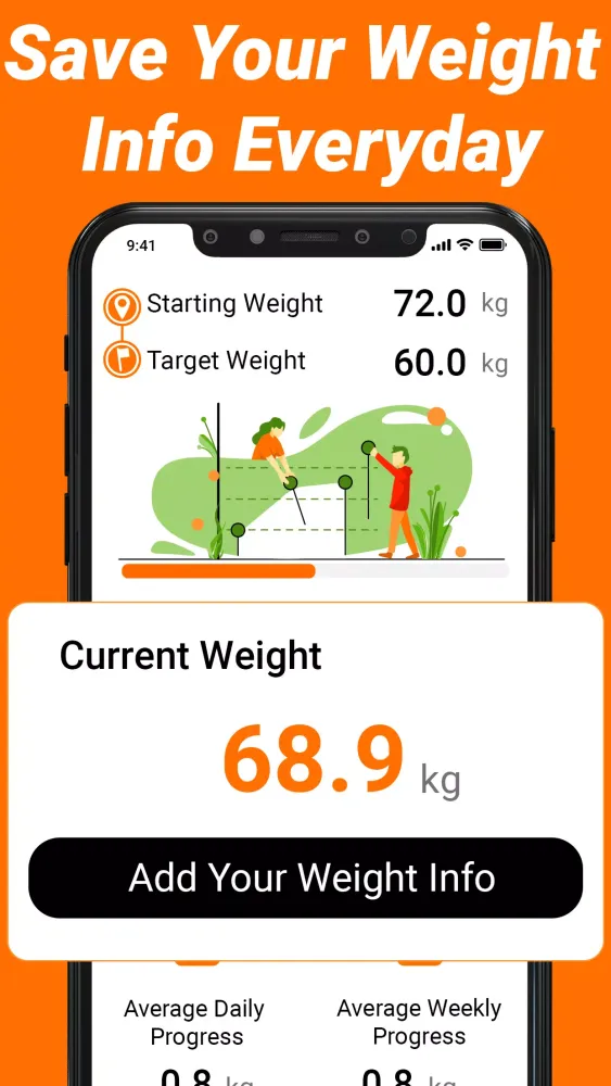 BMI Calculator, Weight Tracker Screenshots
