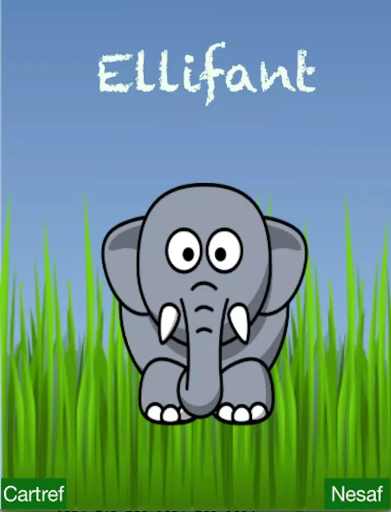 Tangkapan skrin Welsh Learning for Kids - Animals iPad 