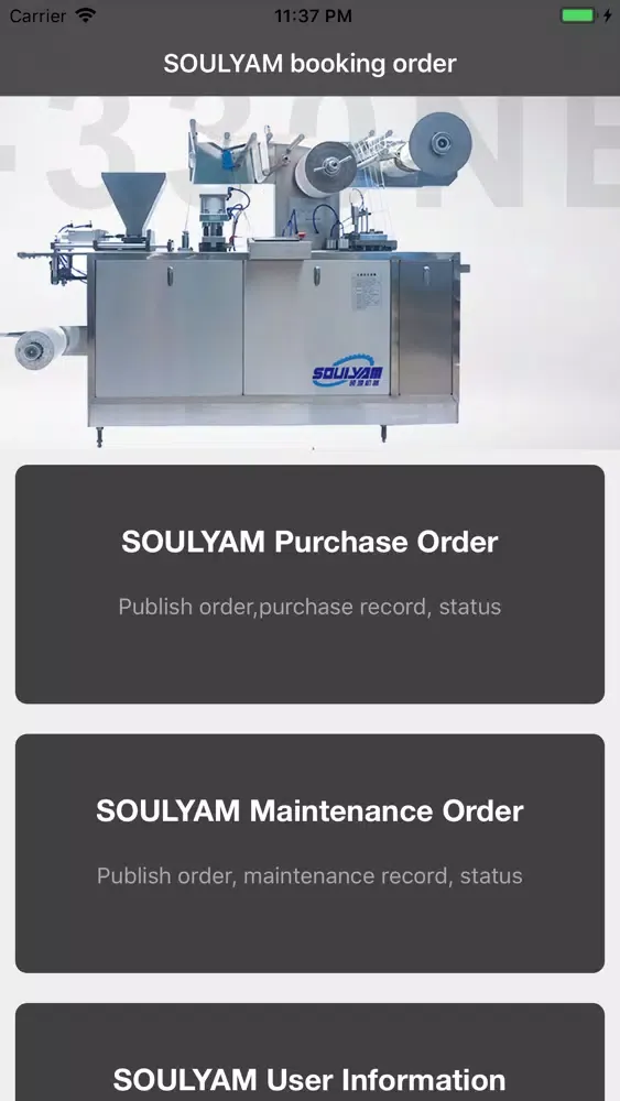 Скриншоты SOULYAM booking order