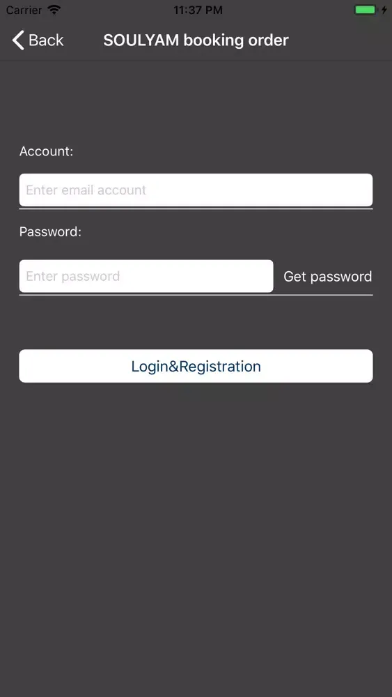 Скриншоты SOULYAM booking order