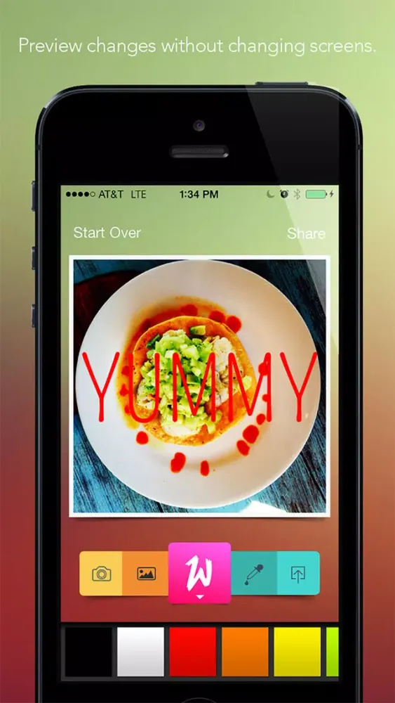 Werds - Quickly add text to pictures Ekran Görüntüleri