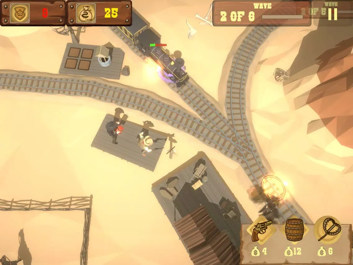 Wild West TD Tower Defense iPad  Screenshots