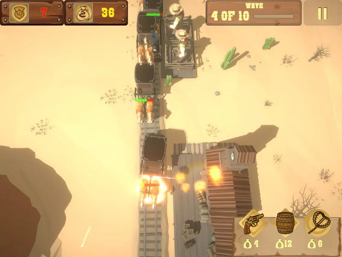 Wild West TD Tower Defense iPad  Screenshots