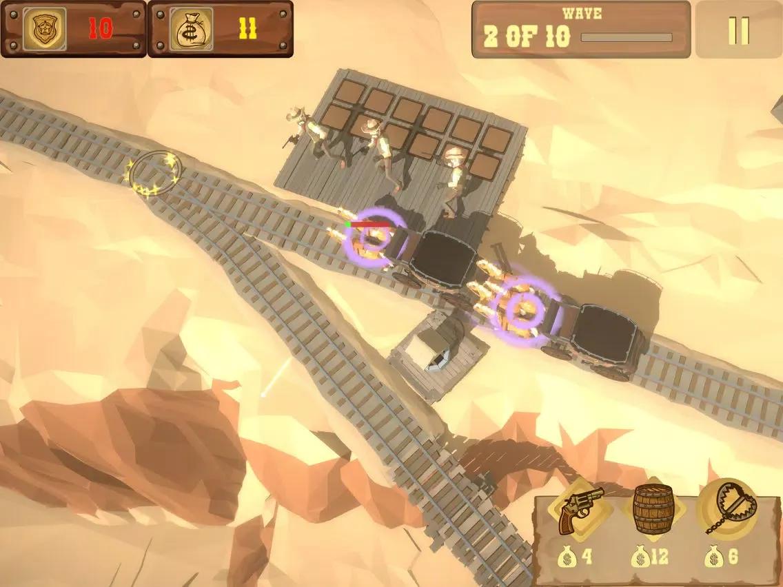 Wild West TD Tower Defense iPad  Screenshots