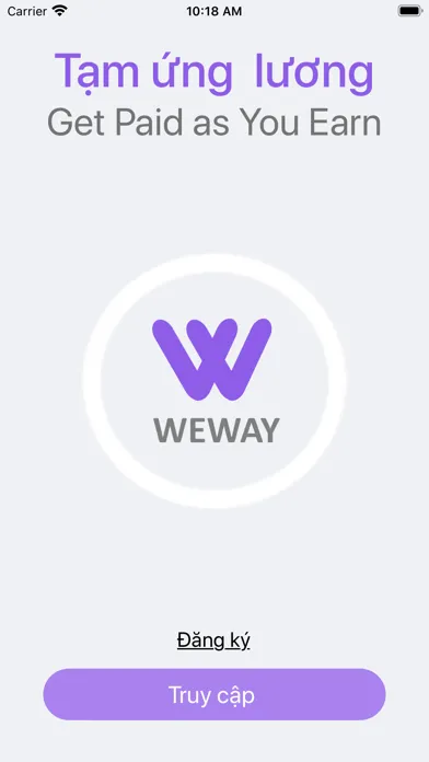 WeWay – Ứng lương khi bạn cần 스크린샷