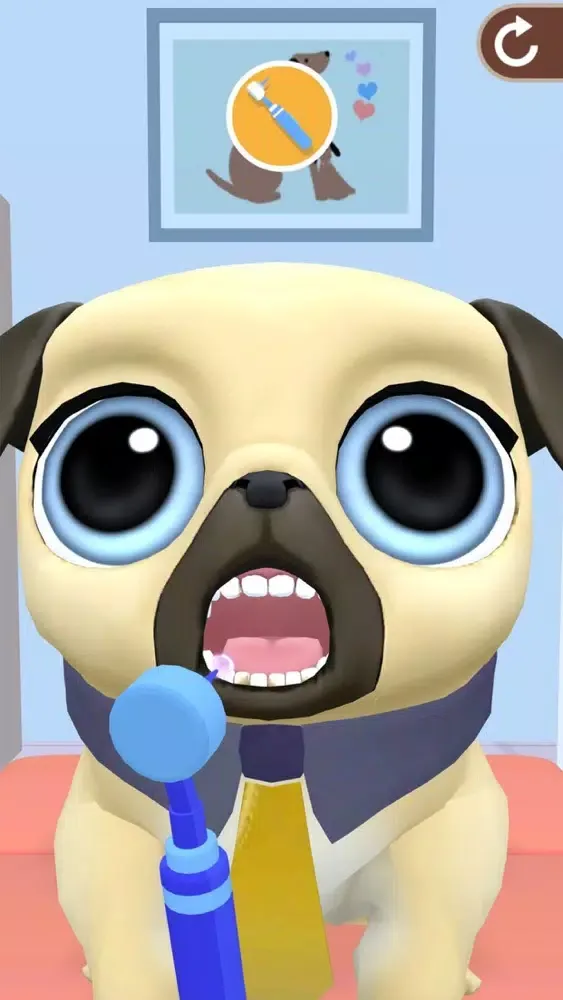 Tangkapan layar pet salon 3D