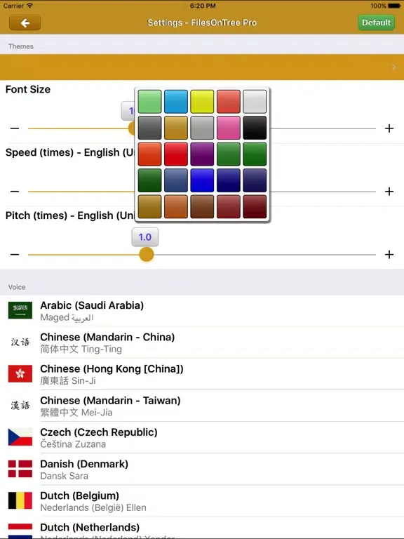FilesOnTree Lite - Tree File Explorer iPad  स्क्रीनशॉट
