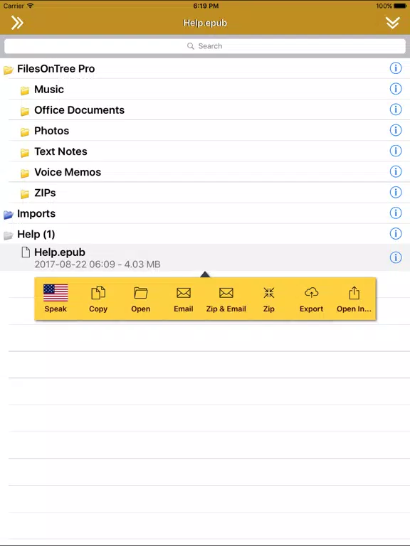 FilesOnTree Pro Lite Tree File Explorer iOS下载的IPA PGYER IPAHUB