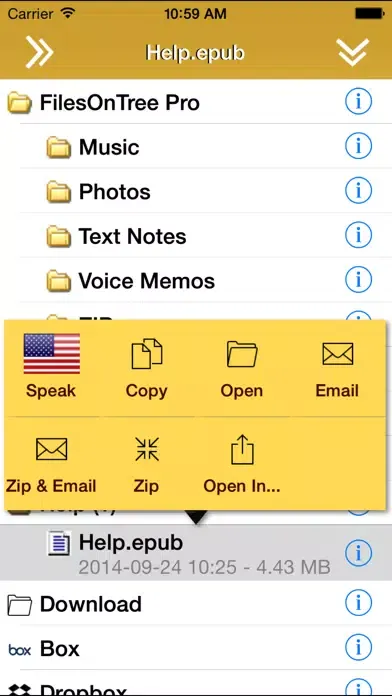 Screenshot di FilesOnTree Pro Lite - Tree File Explorer