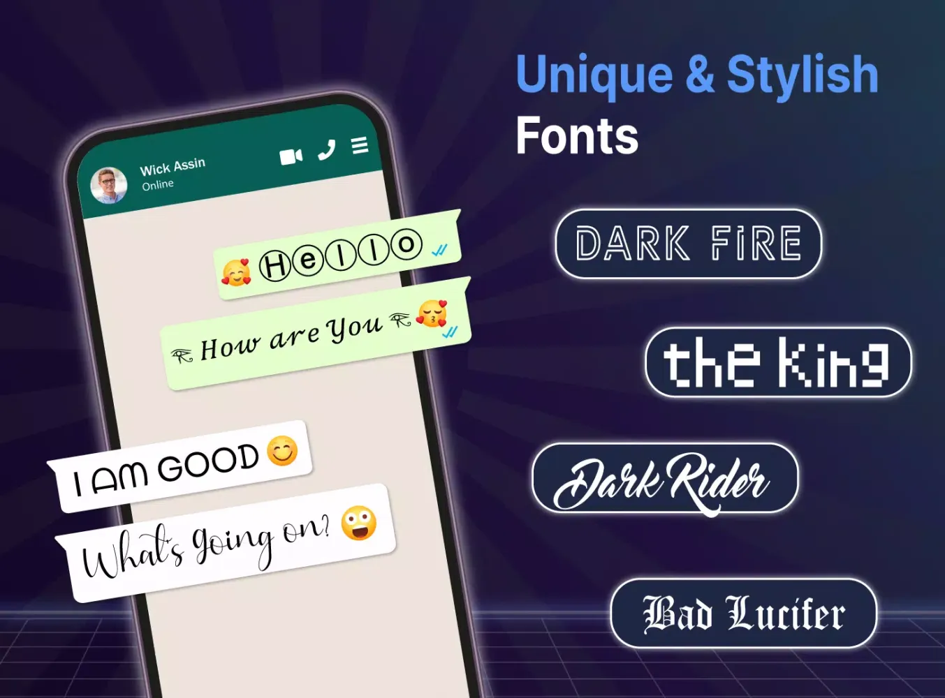 Zrzuty ekranu Nickname Generator -Chat Style