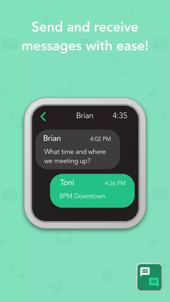 Screenshot di WhatsChat Watch App