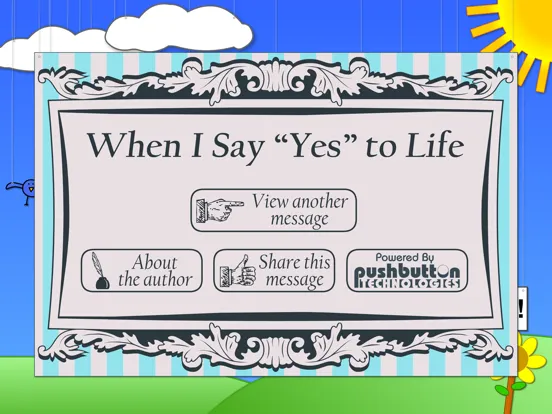 Capturas de pantalla de When I Say "Yes" to Life iPad 
