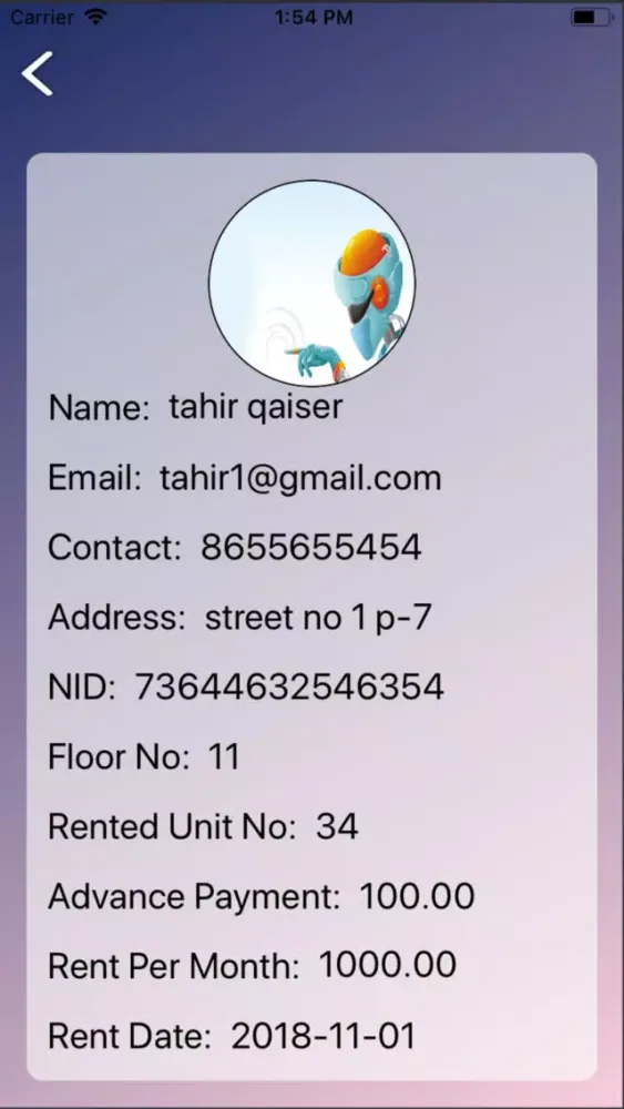 Tangkapan layar iManage Property