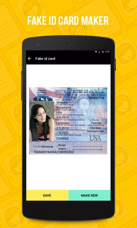 Fake Us Passport Id Maker Screenshots