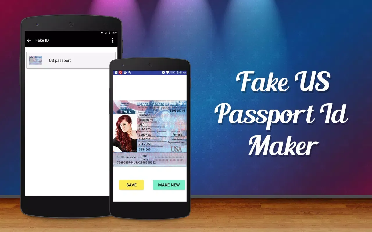 Fake Us Passport Id Maker Screenshots