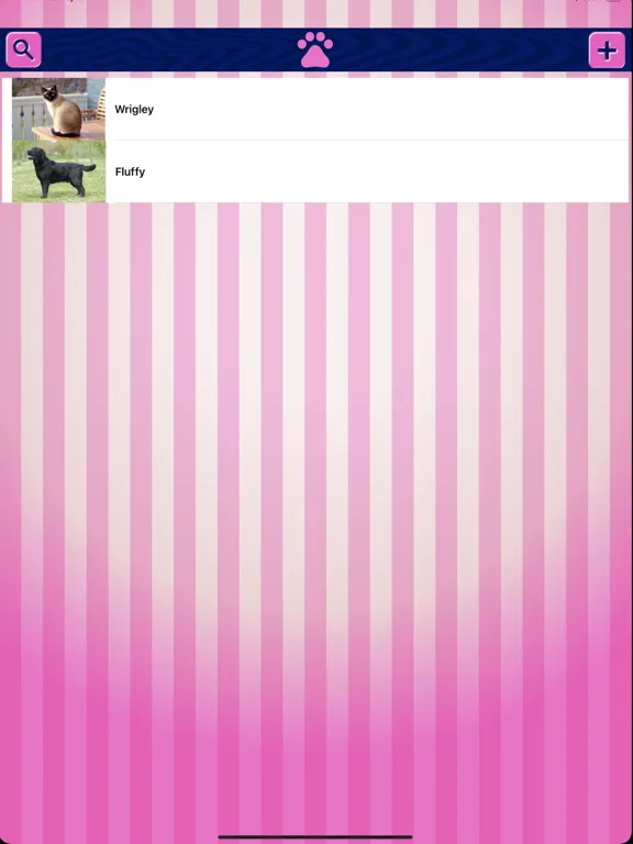 Tangkapan layar Animal Shelter Helper iPad 
