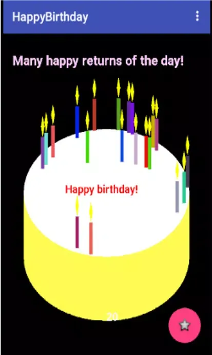Capturas de pantalla de Candle for your birthday cake!