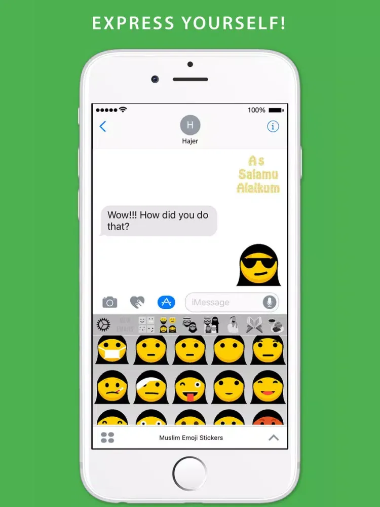 Capturas de pantalla de Muslim Emoji - Stickers For iMessage iPad 