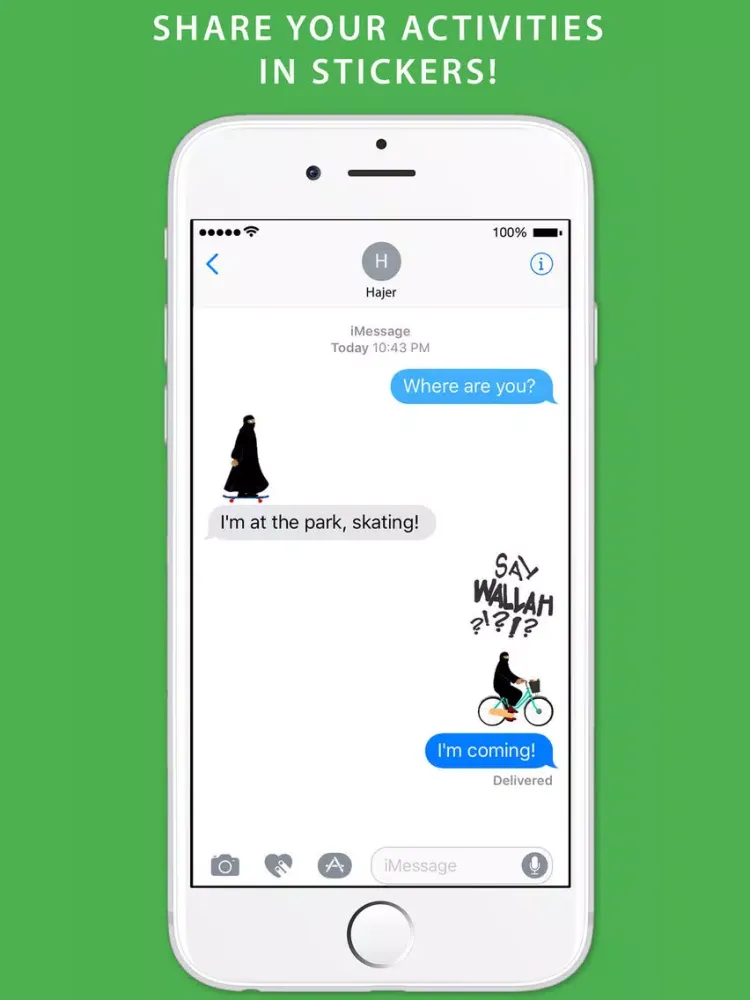 Capturas de pantalla de Muslim Emoji - Stickers For iMessage iPad 