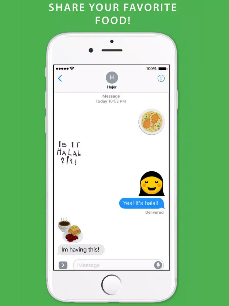 Capturas de pantalla de Muslim Emoji - Stickers For iMessage iPad 