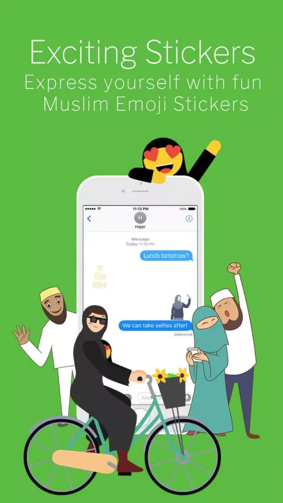 Capturas de pantalla de Muslim Emoji - Stickers For iMessage