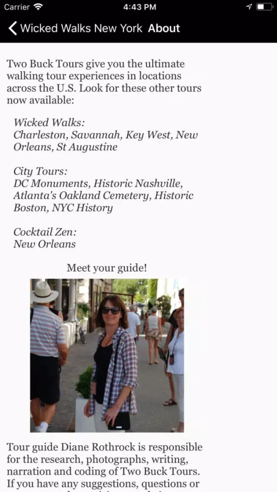 Tangkapan layar Wicked Walks New York