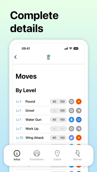 Screenshot di ProDex - Gen 1 to 9