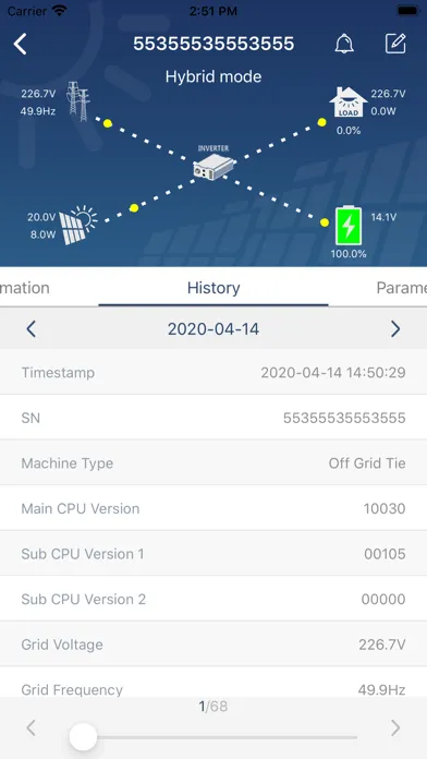 ภาพหน้าจอของ SolarPower Wi-Fi