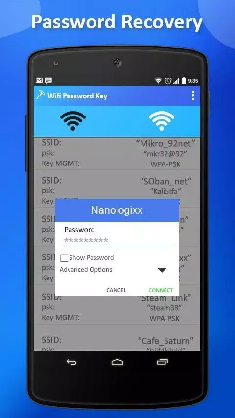 Wifi password Show: Key View Screenshots