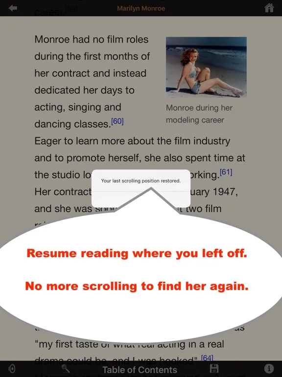Audio for Wikipedia iPad  Ekran Görüntüleri