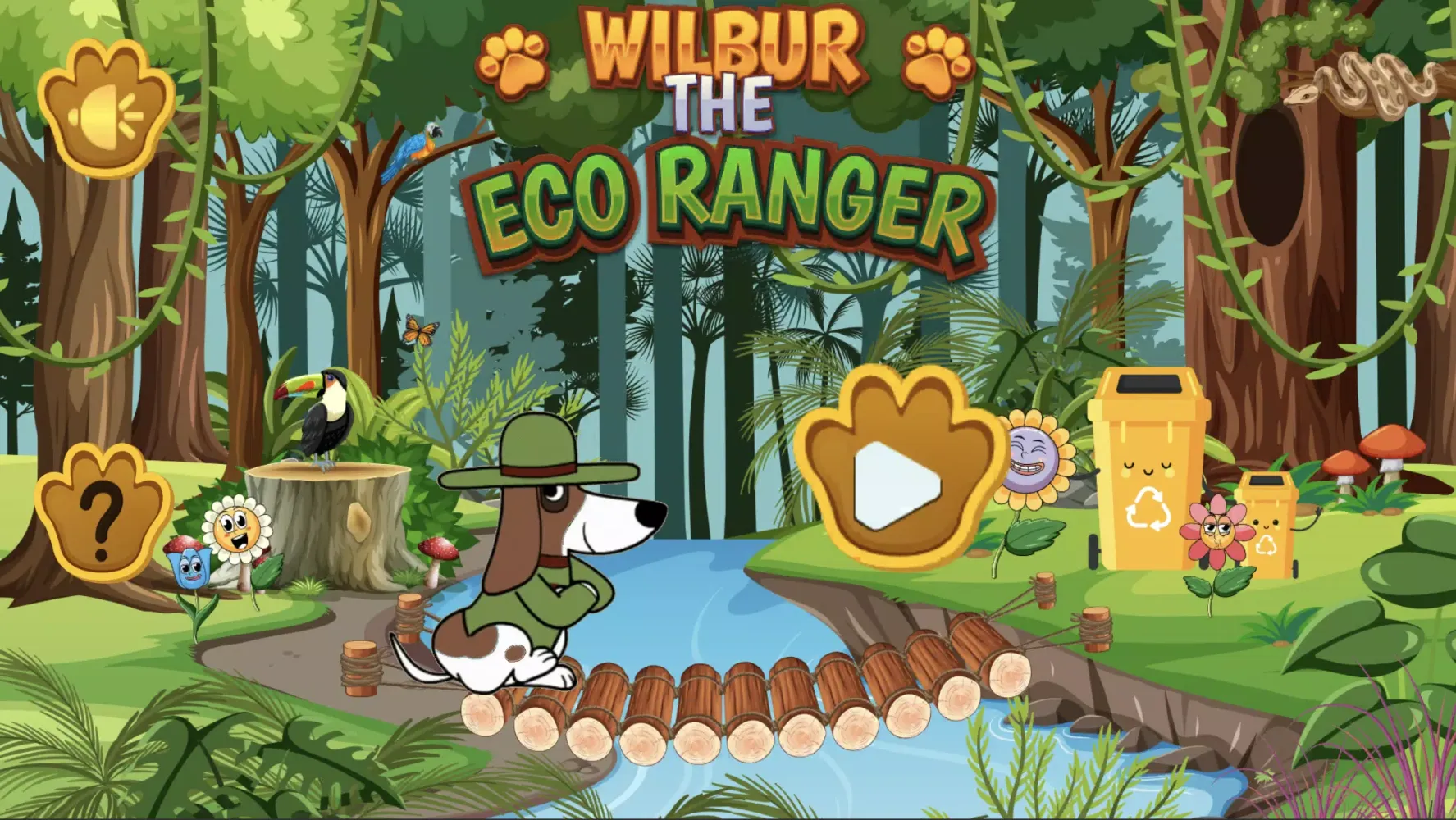 Wilbur : Eco Ranger Platformer应用截图