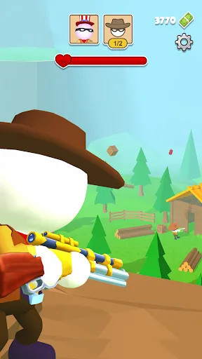 Capturas de tela do Western Sniper: Wild West FPS