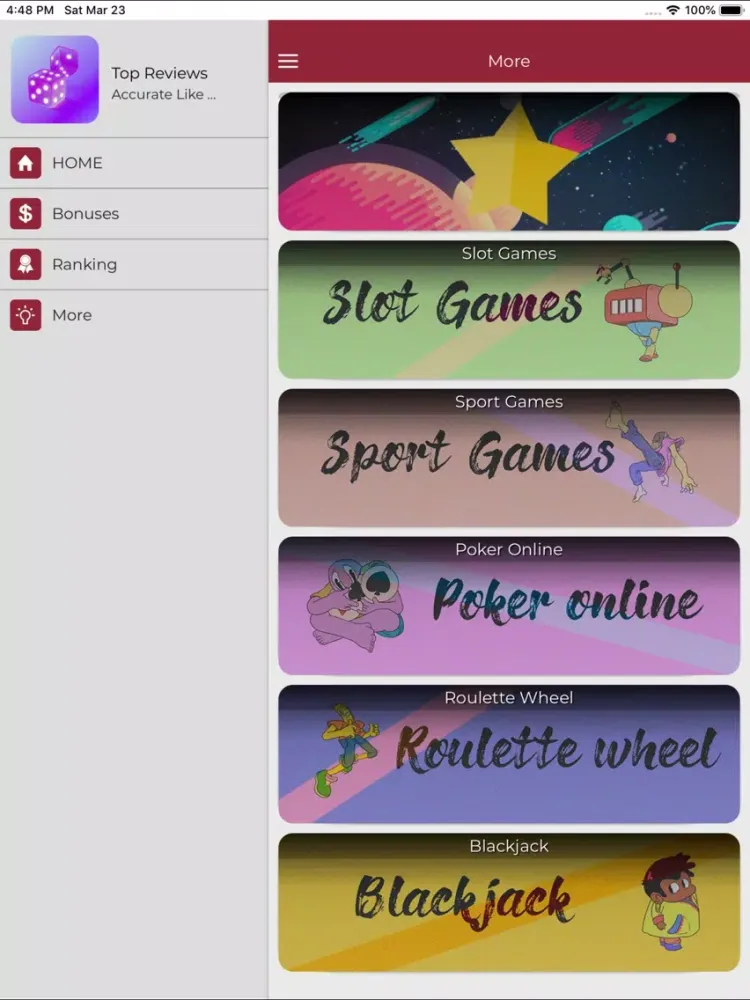 Poker Reviews - Top Real Poker iPad 应用截图