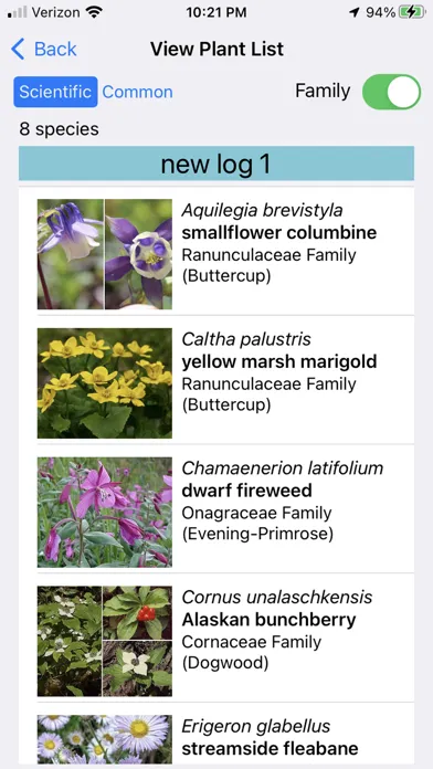 Ảnh chụp màn hình của Alaska Wildflowers North