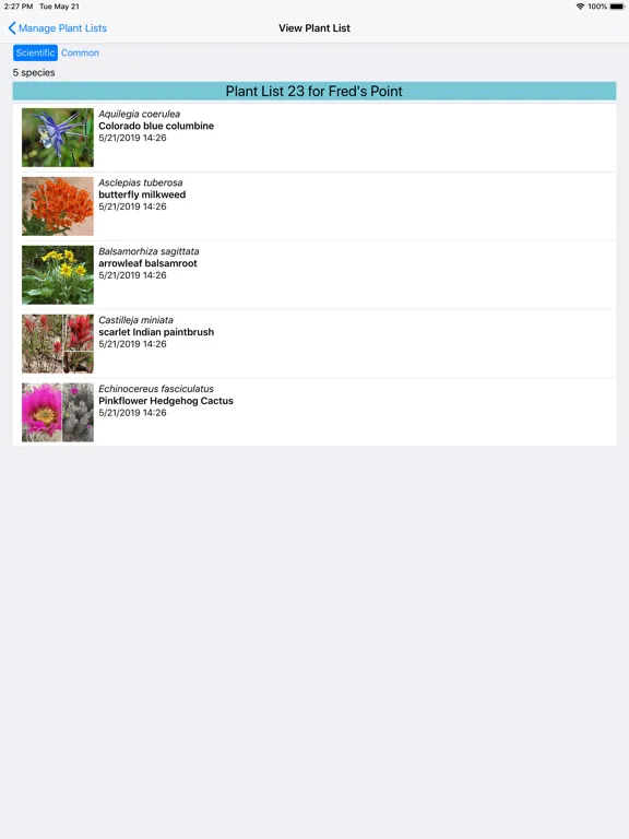 Capturas de pantalla de Arizona Wildflowers iPad 