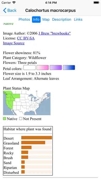 Idaho Wildflower Search應用截圖