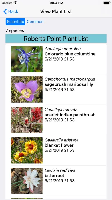 Idaho Wildflower Search應用截圖