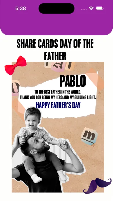 Father day card Screenshots