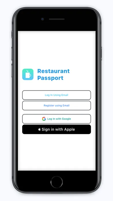 Restaurant Passport To-do List應用截圖