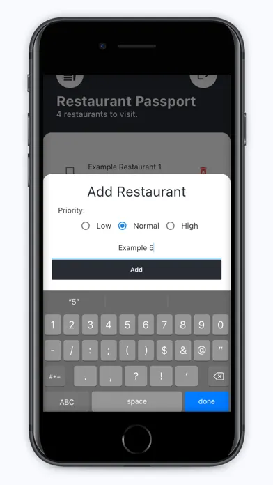 Restaurant Passport To-do List應用截圖