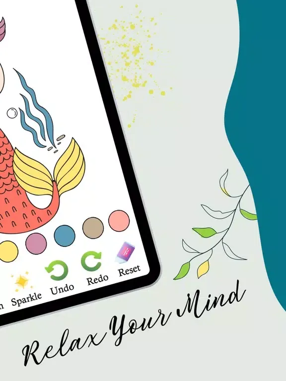 ภาพหน้าจอของ Mandala Coloring Pages Games . iPad 