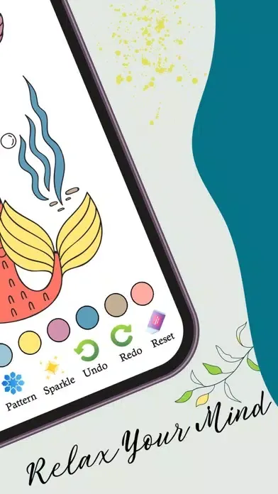 ภาพหน้าจอของ Mandala Coloring Pages Games .