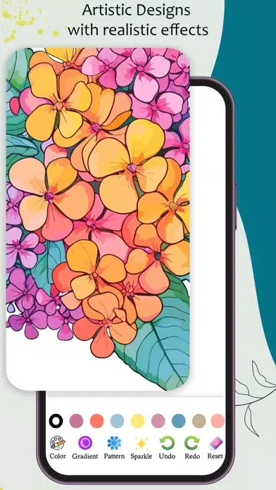 ภาพหน้าจอของ Mandala Coloring Pages Games .